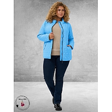 Kaffe Curve Jas Leina Step Azure Blue